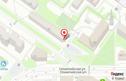 Ломбард Золотая Черепаха на Олимпийской улице на карте
