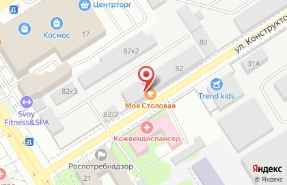 Кафе-столовая Кафе-столовая в Воронеже на карте