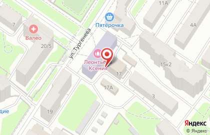 Сервисный центр Toolservice на улице Тургенева на карте