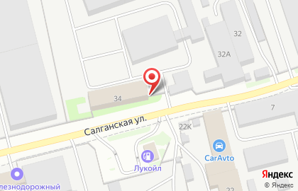 Компания Газпром трансгаз Нижний Новгород на Салганской улице на карте