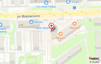 Зебра на улице Чапаева на карте