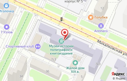 Московский политехнический университет в Москве на карте