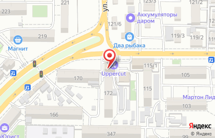 Барбершоп Uppercut на улице Тургенева на карте