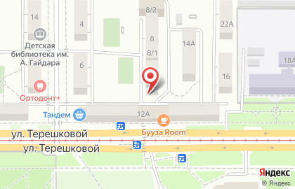 Парикмахерская Модный дворик в Октябрьском районе на карте