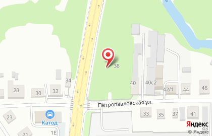Двери на Петропавловской улице на карте