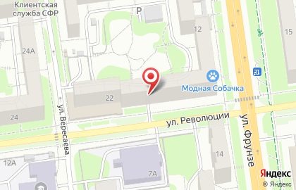 Парикмахерская Соло на улице Революции на карте