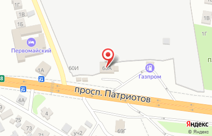 Магнат на проспекте Патриотов на карте
