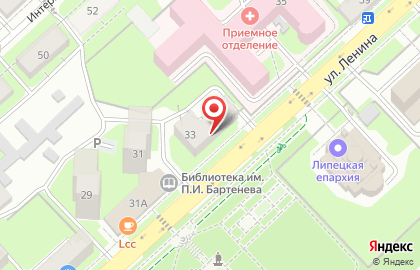 Магазин Красное & Белое на Ленина на карте