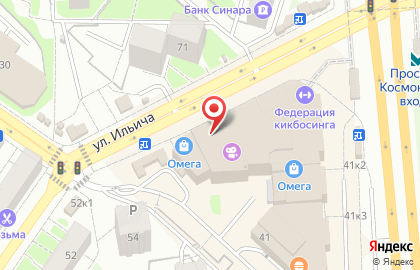 Торговый дом Леопак на проспекте Космонавтов на карте