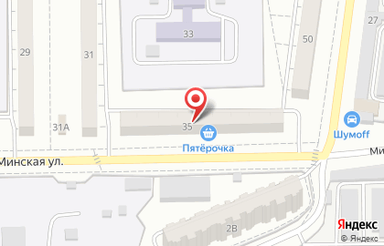 Суши-бар Суши-Даром на Минской улице на карте