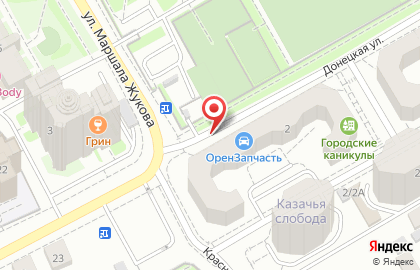 Ринг на Донецкой улице на карте