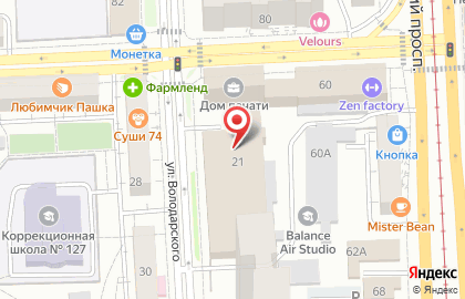 Студия дизайна Метеор на карте