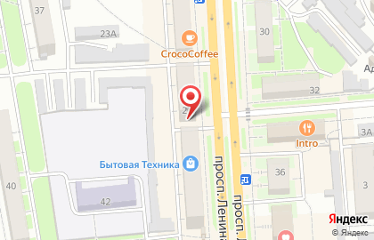 Магазин Хлебная лавка на проспекте Ленина на карте