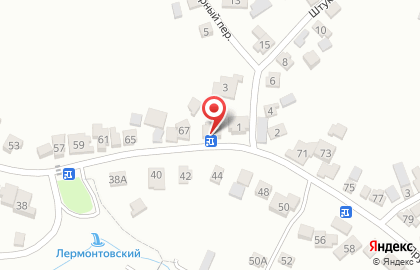 Продовольственный магазин на Прудной улице на карте