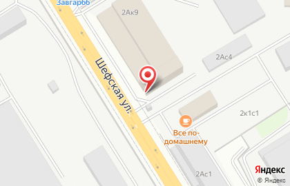 Банкомат ВТБ на Шефской улице на карте