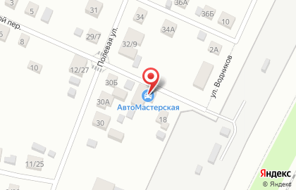 Автомастерская на карте