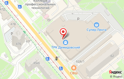 Yota в Туле на карте