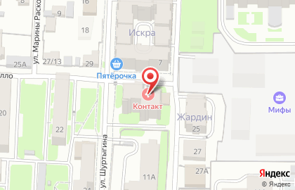 Медицинский центр Клиника Контакт на карте