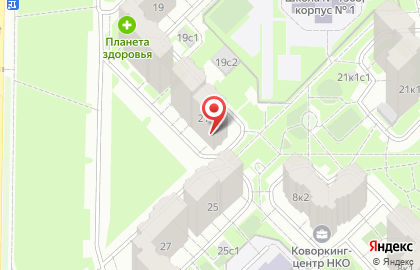 Супермаркет в Москве на карте
