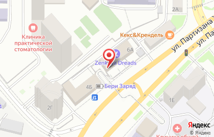 Стоматология доктора Булыгиной на улице Партизана Железняка на карте