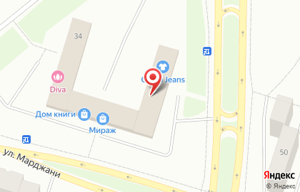 Банкомат СБЕРБАНК РОССИИ, Елабужское отделение на улице Марджани, 34 в Елабуге на карте
