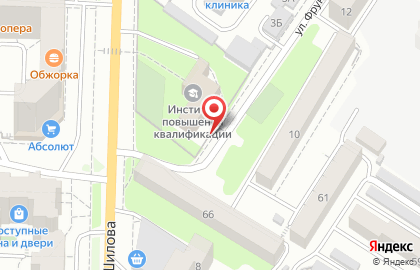 Институт развития образования Забайкальского края на улице Фрунзе на карте