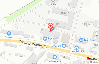 Автотехцентр Рулевой на Таганрогской улице на карте