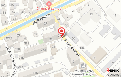 Продуктовый магазин Корона на проспекте Али-Гаджи Акушинского на карте
