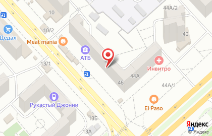 Парикмахерская Златовласка в Советском районе на карте