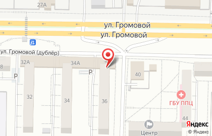 Визит на улице Громовой на карте
