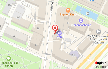 Восточный экспресс банк на улице Батюшкова на карте