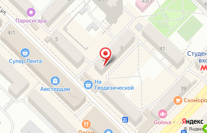 Квартирное бюро УЮТ в Новосибирске на карте