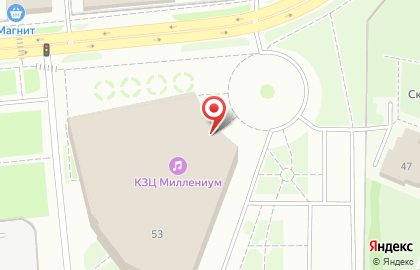 Концертно-зрелищный центр Миллениум в Кировском районе на карте