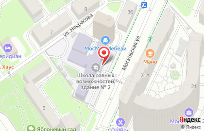 Школа Равных Возможностей на ​Московской на карте