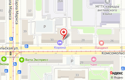 Студия загара Солярис в Ленинском районе на карте