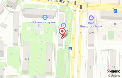Прио-Внешторгбанк в Рязани на карте