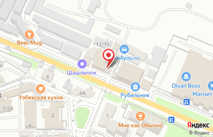 ООО ТеплоСервис на Приреченской улице на карте