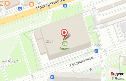 Стадион Олимп на карте