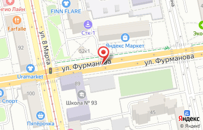 Веб-студия FASOL на улице Фурманова на карте
