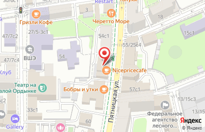 Ресторан ТоДаСё на Пятницкой улице на карте