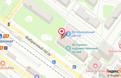 Центральная Раменская автошкола на улице Воровского в Раменском на карте