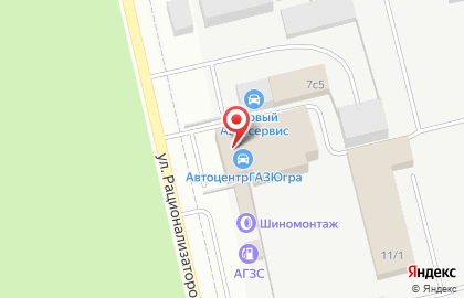 Автосервис Техноцентр-ГАЗ на карте