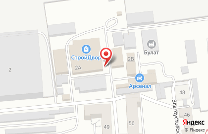 Торговый дом ЦСК в Челябинске на карте