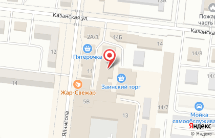 Спутник плюс на Казанской улице на карте