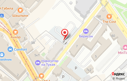 Парковка в Казани на карте