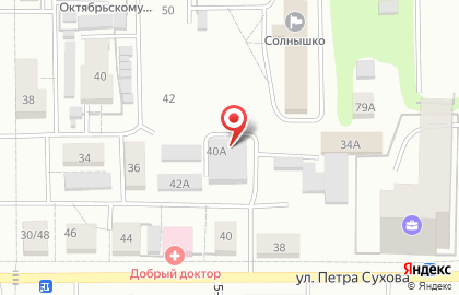 Реммонтаж на улице Петра Сухова на карте