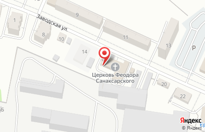 Храм преподобного Феодора Санаксарского на карте