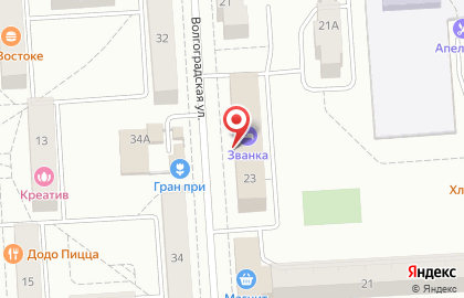 Интерьер на Волгоградской улице на карте