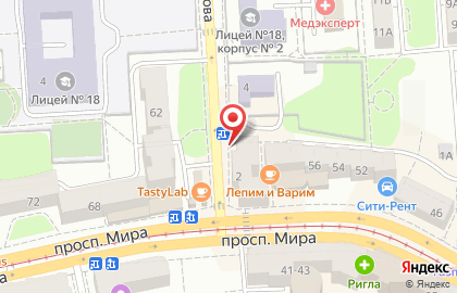 Магазин Русский хлеб на улице Космонавта Леонова на карте