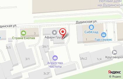 ООО ТехноКом на Дудинской улице на карте